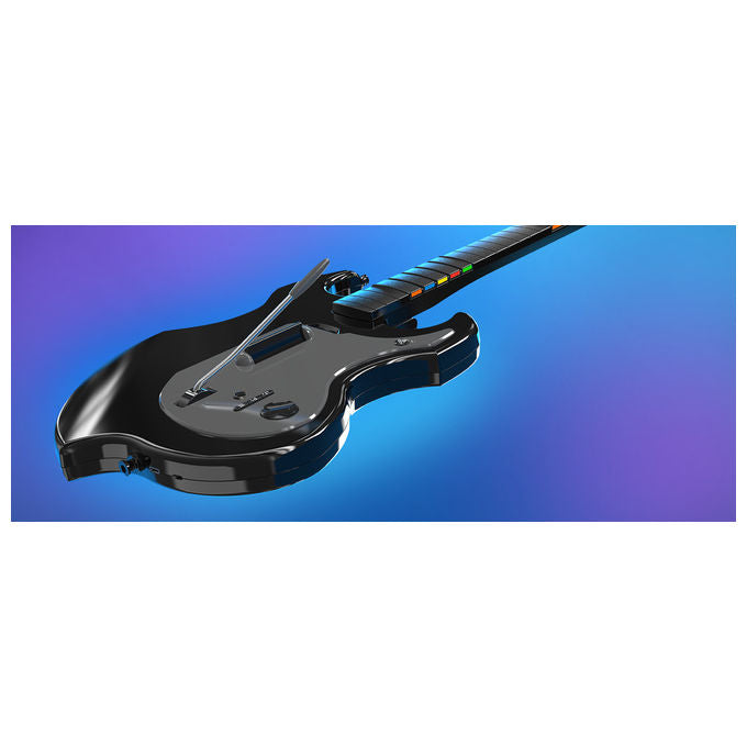 PDP 052-024-BK Riffmaster Chitarra Wireless per PC PlayStation 4 PlayStation 5 Batteria Ricaricabile Fino a 36 Ore colore Nero Grigio
