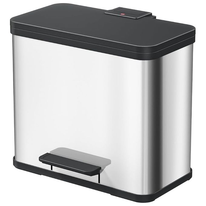 Hailo 4007126016256 Öko Trio Plus L Pedaalemmer 3x9l Acciaio Soft Close colore Bianco