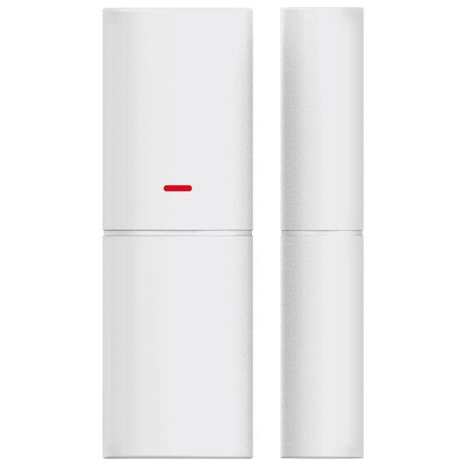 Beghelli 60050 Sensore di Apertura Wireless per Sistema Allarme DOM-E Beghelli Tecnologia LoRa Portata 300 m Batteria CR123A inclusa colore Bianco