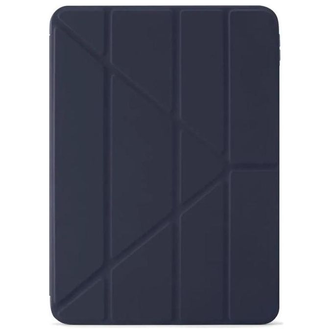 Pipetto P052-113-AF Origami No1 Custodia per iPad Pro 11 M4-M5 con Supporto Apple Pencil colore Blu Scuro
