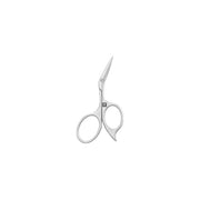 Zwilling BY435360910 Twinox Forbici per Sopracciglia in Acciaio Inossidabile Design Angolato Lunghezza 18 cm colore Nero
