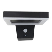 REV 2023001300 LED Solar Wandleuchte Square Lampada da Esterno con Sensore di Movimento 270 lm IP44 colore Nero