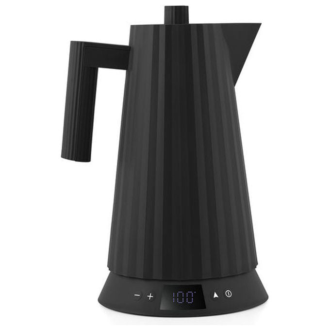 Alessi MDL21 B Plisse' Bollitore Elettrico con Controllo della Temperatura 170 cl 2200 W colore Nero