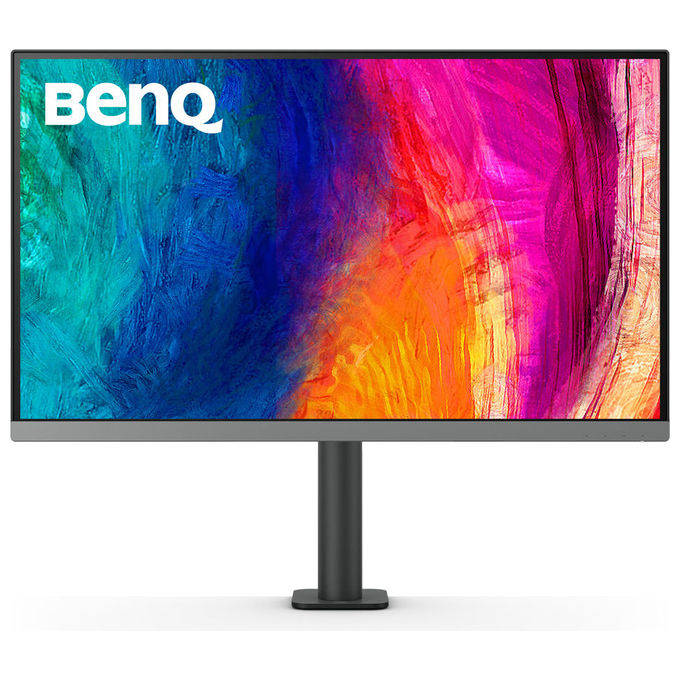 BenQ monitor PD2706UA 27 pollici, 4K UHD, IPS, USB-C 90W, 95% P3, HDR400, KVM, braccio ergo, DesignVue
