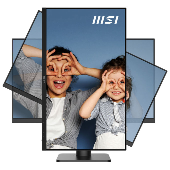 MSI PRO MP273UP E6 Monitor 27'' IPS 4K UHD 3840x2160 4ms Altoparlanti Regolazione Altezza colore Nero