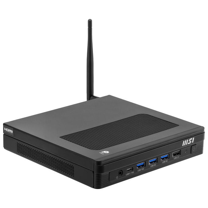 MSI pc desktop SFF PRO DP10 A14MG, Intel Core i3 1400, 8 GB DDR5, SSD 512 GB M.2, Windows 11 Home, Wi-Fi 6E, nero