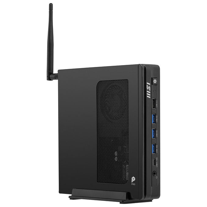 MSI pc desktop SFF PRO DP10 A14MG, Intel Core i3 1400, 8 GB DDR5, SSD 512 GB M.2, Windows 11 Home, Wi-Fi 6E, nero