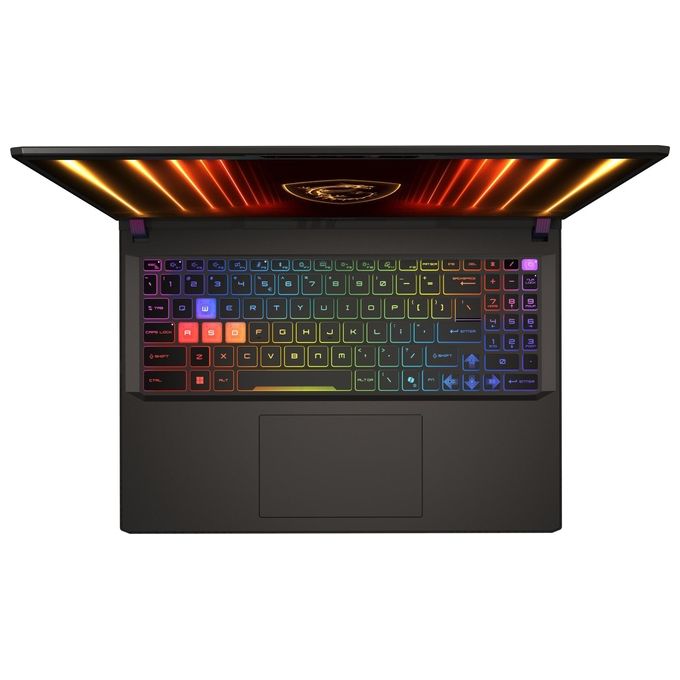 MSI Notebook Gaming 16'' QHD+ 240Hz Intel Core Ultra 9 RTX 5070 Ti 16GB RAM 1TB SSD FreeDOS Grigio