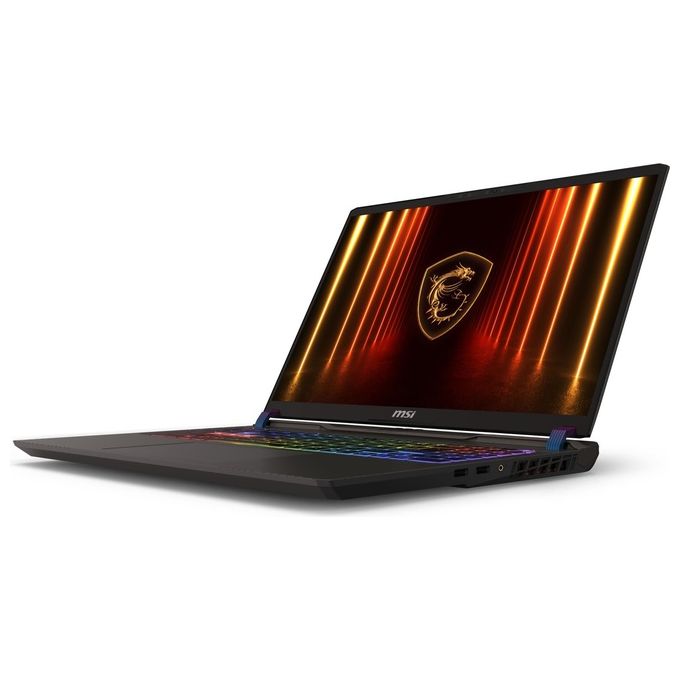 MSI Notebook Gaming 16'' QHD+ 240Hz Intel Core Ultra 9 RTX 5070 Ti 16GB RAM 1TB SSD FreeDOS Grigio