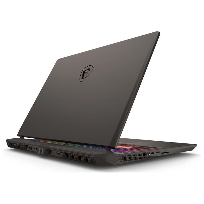 MSI Notebook Gaming 16'' QHD+ 240Hz Intel Core Ultra 9 RTX 5070 Ti 16GB RAM 1TB SSD FreeDOS Grigio