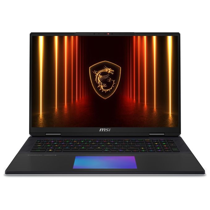 MSI Titan 18 HX AI A2XWJG-476IT Notebook Intel Core Ultra 9 RTX 5090 64GB 6TB SSD PC Portatile Gaming Nero