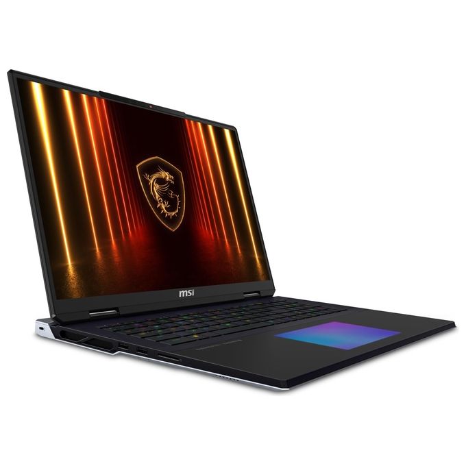 MSI Titan 18 HX AI A2XWJG-476IT Notebook Intel Core Ultra 9 RTX 5090 64GB 6TB SSD PC Portatile Gaming Nero
