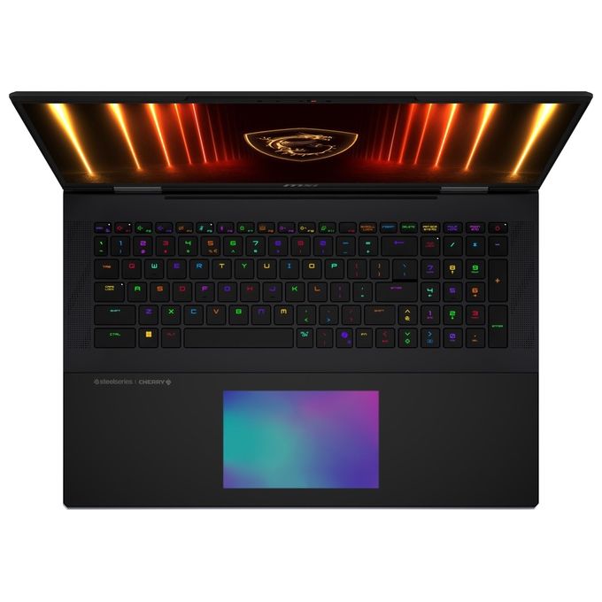 MSI Titan 18 HX AI A2XWJG-476IT Notebook Intel Core Ultra 9 RTX 5090 64GB 6TB SSD PC Portatile Gaming Nero