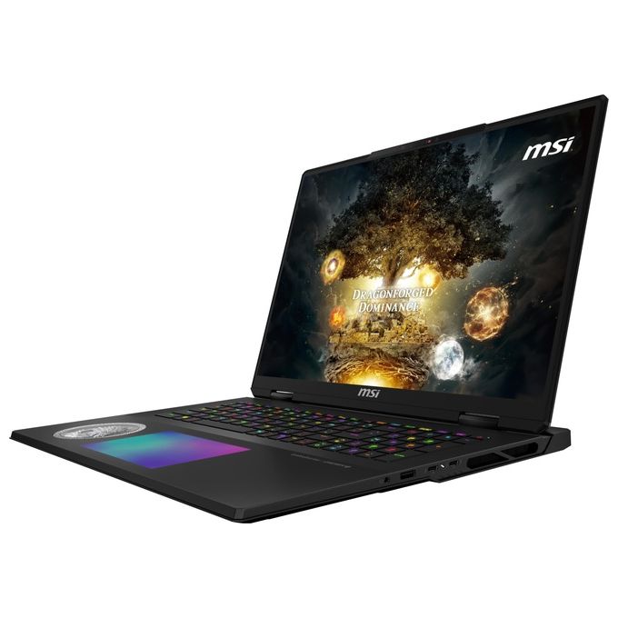 MSI A2XWJG-401IT Notebook Gaming Titan 18 HX Dragon Edition Intel Core Ultra 9 285HX RTX 5090 96GB RAM 6TB SSD Windows 11 Pro colore Nero