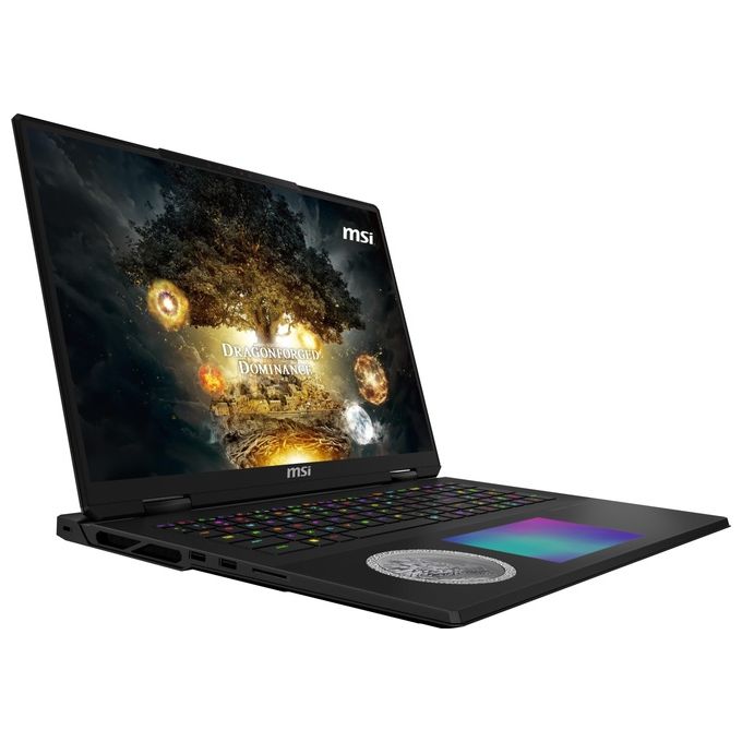 MSI A2XWJG-401IT Notebook Gaming Titan 18 HX Dragon Edition Intel Core Ultra 9 285HX RTX 5090 96GB RAM 6TB SSD Windows 11 Pro colore Nero