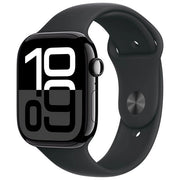 Apple MWWQ3QL-A Apple Watch Serie 10 GPS 46mm Cassa in Alluminio con Cinturino Sport Nero colore Nero