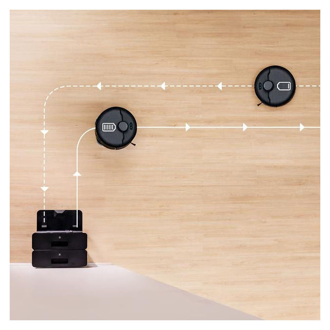 Cecotec A01_EU01_114481 Conga X70 Robot aspirapolvere e lavapavimenti con IA Navigazione Laser 5200 mAh autonomia 240 min Wi-Fi colore Nero