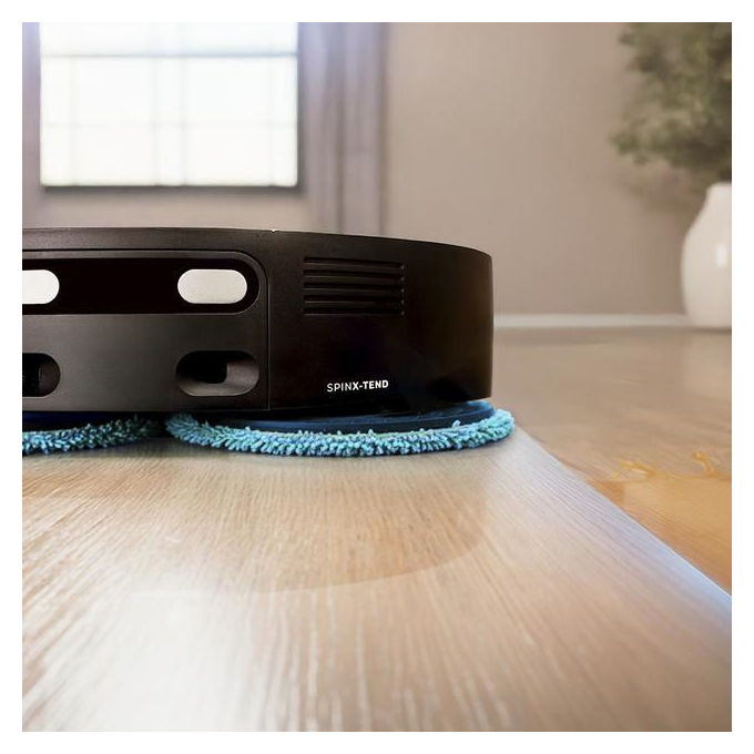 Cecotec A01_EU01_114481 Conga X70 Robot aspirapolvere e lavapavimenti con IA Navigazione Laser 5200 mAh autonomia 240 min Wi-Fi colore Nero