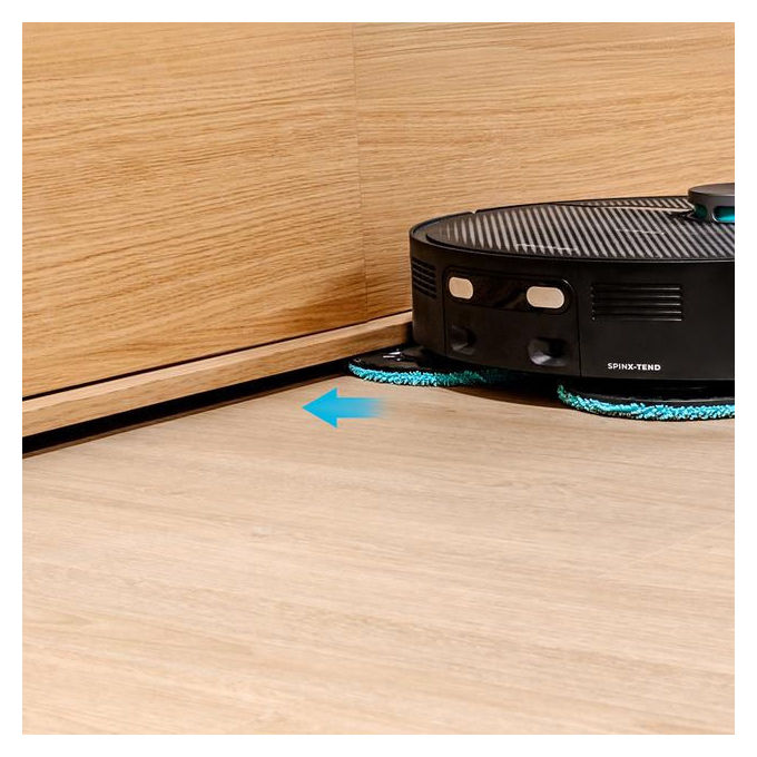 Cecotec A01_EU01_114481 Conga X70 Robot aspirapolvere e lavapavimenti con IA Navigazione Laser 5200 mAh autonomia 240 min Wi-Fi colore Nero