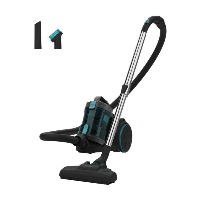 Cecotec aspirapolvere a traino senza sacco Conga Rockstar Cyclonic XL, 890W, 17 kPa, serbatoio 2.5L, tubo telescopico metallico