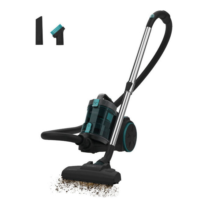 Cecotec aspirapolvere a traino senza sacco Conga Rockstar Cyclonic XL, 890W, 17 kPa, serbatoio 2.5L, tubo telescopico metallico