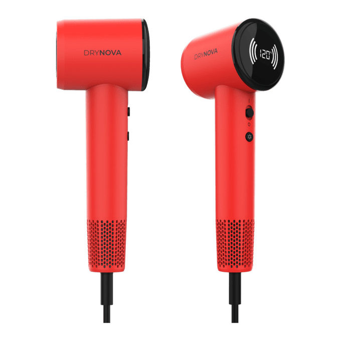 Cecotec A01_EU01_117909 DryNova Asciugacapelli 1600 W Brushless ionico 110000 rpm 4 temperature concentratore diffusore colore Rosso