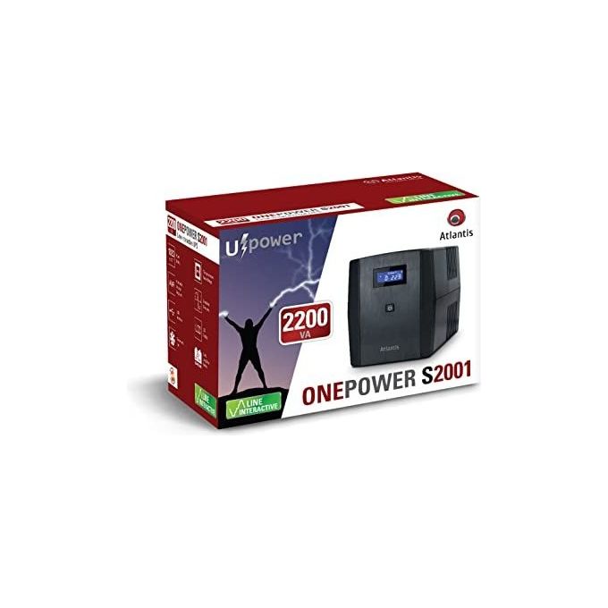 Atlantis A03-S2001 OnePower 2001 Gruppo di Continuita' UPS 2000VA 1200 Watt