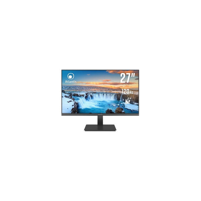 Atlantis A05-HE27VF-VHM Monitor PC 27'' VA Full HD 1920x1080 120Hz 5ms FreeSync HDMI VGA Multimediale colore Nero