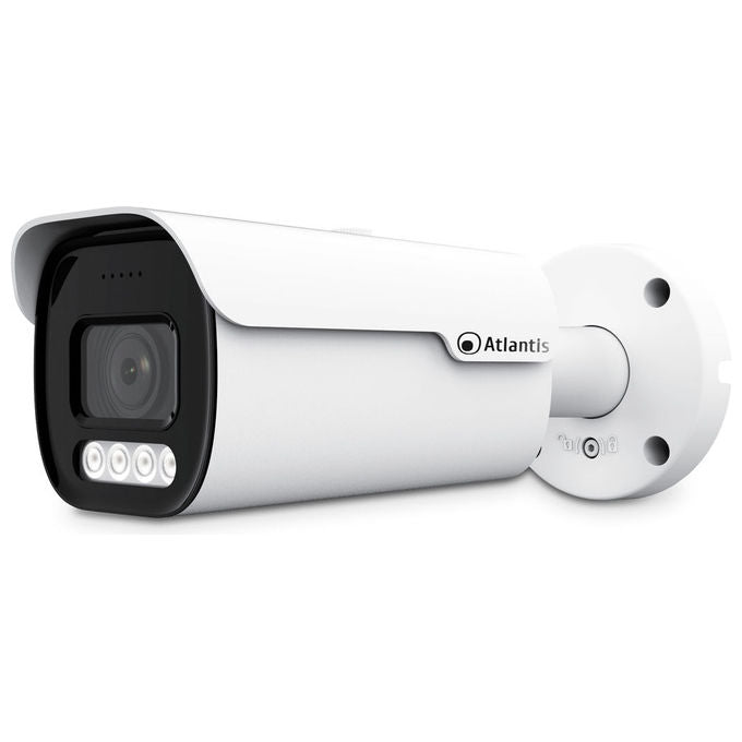 Atlantis A11-U527S-BPVM Ultraplex Telecamera IP Bullet Motorizzata 5MP PoE H265 H264 IR 30m IP67 Esterno colore Bianco