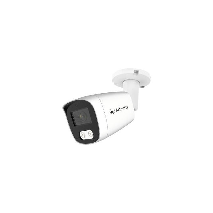 Atlantis Land A11-U827S-BP Ultraplex Videocamera IP Bullet 8MP 3840x2160 PoE IP67 IR 15m H.265 colore Bianco