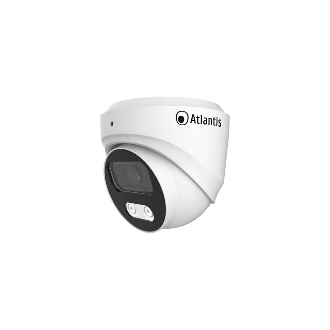 Atlantis Land A11-U827S-BPVM Ultraplex Telecamera IP Bullet 8MP 4K PoE IR 30m IP67 H.265 sensore CMOS 1-2.8'' colore Bianco
