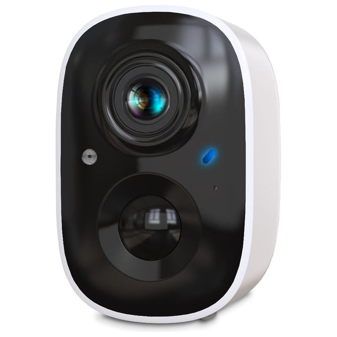 Atlantis A16-VL82 Volta Pro Telecamera Wi-Fi a Batteria 3MP 120° PIR IP65 Audio 2 vie Slot MicroSD Cloud colore Bianco