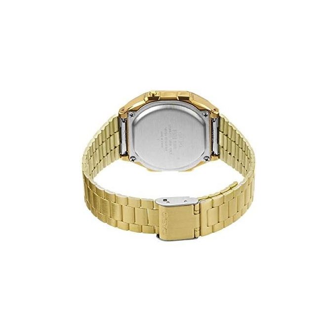 Casio orologio digitale vintage a168wg9ef oro acciaio inox unisex