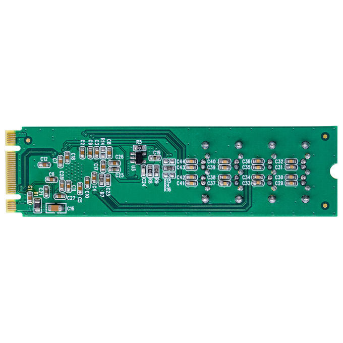 StarTech.com 4P-SATA-M2-ADAPTER Scheda adattatore da M.2 a SATA 4 porte PCIe 3.0 con chipset ASM1064 per Windows macOS Linux colore Verde
