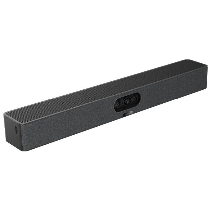 Yealink MeetingBar A25, Sistema di Videoconferenza All-in-one con CTP25 Touch Console Kit, Nero, 3840 x 2160 Pixel, 30 fps
