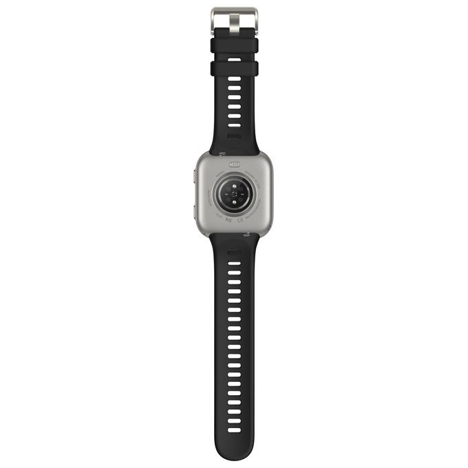 Amazfit A2568 Bip Max Smartwatch AMOLED 2.07'' GPS 4GB Mappe Offline 150+ Sport 5 ATM Autonomia 20 Giorni colore Argento