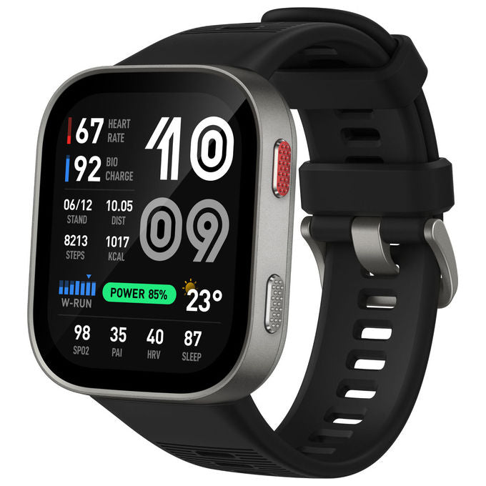 Amazfit A2568 Bip Max Smartwatch AMOLED 2.07'' GPS 4GB Mappe Offline 150+ Sport 5 ATM Autonomia 20 Giorni colore Argento