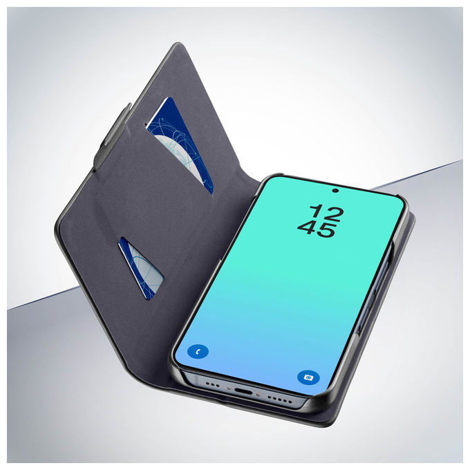 Cellularline BOOK3GALA27K Book Case Cover Samsung Galaxy A27 Custodia a Libro Chiusura Magnetica Tasca Carte colore Nero