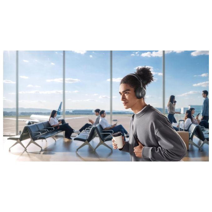 Soundcore A3062G11 Space One Pro Auricolare Wireless Cancellazione Rumore Attiva 60h colore Nero
