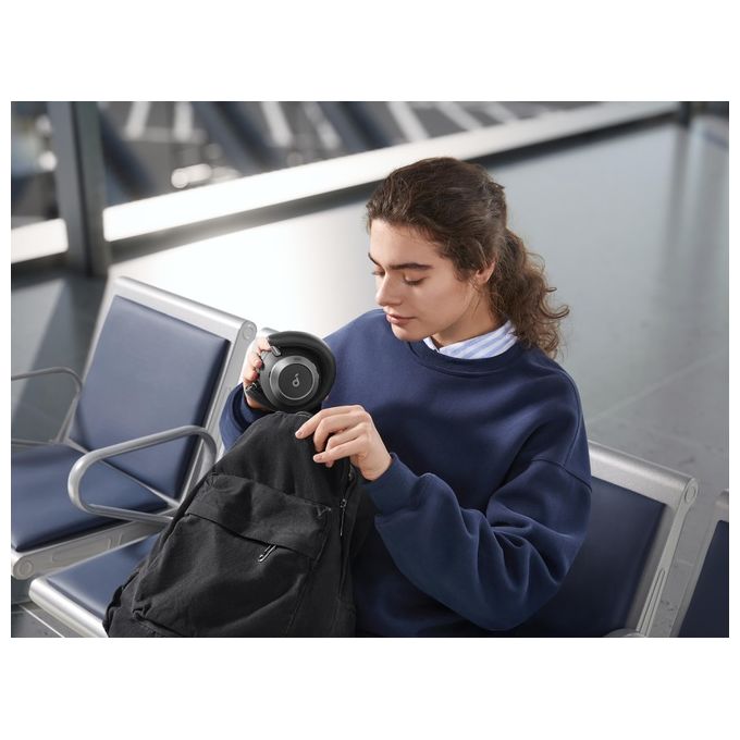 Soundcore A3062G11 Space One Pro Auricolare Wireless Cancellazione Rumore Attiva 60h colore Nero