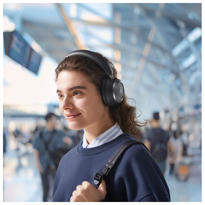 Soundcore A3062G11 Space One Pro Auricolare Wireless Cancellazione Rumore Attiva 60h colore Nero