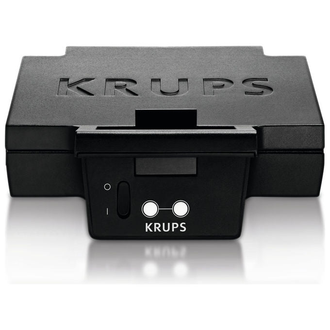 Krups FDK462 FDK Iconic Tostiera 2 Panini Piastre Antiaderenti 850 W colore Nero