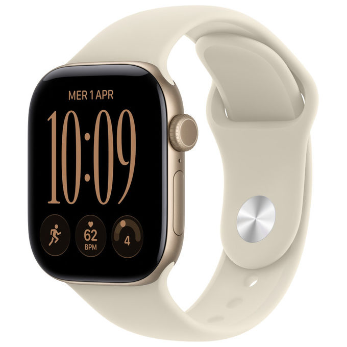 Apple MJG24QL-A Watch Series 12 GPS + Cellular 42 mm Rilevamento HRV colore Nero