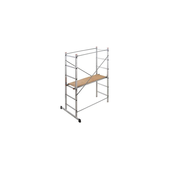 Gierre A5215368GEFA100EY TRABATTELLO EASY 100 in alluminio 149 x 53 x H.181 cm Portata 150 Kg Altezza lavoro mt. 2,87 colore Grigio