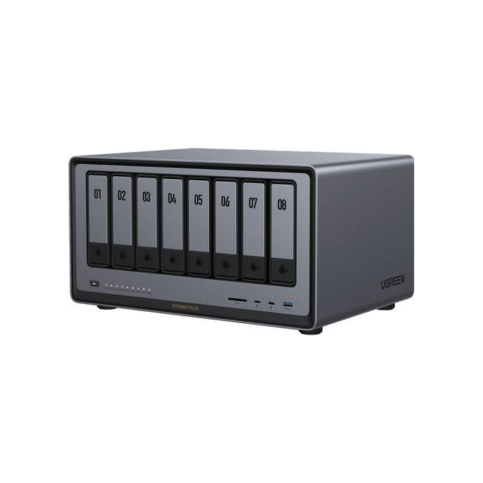 Ugreen 35127B NASync DXP8800 Plus NAS Intel Core i5 8 GB DDR5 UGOS Pro colore Grigio