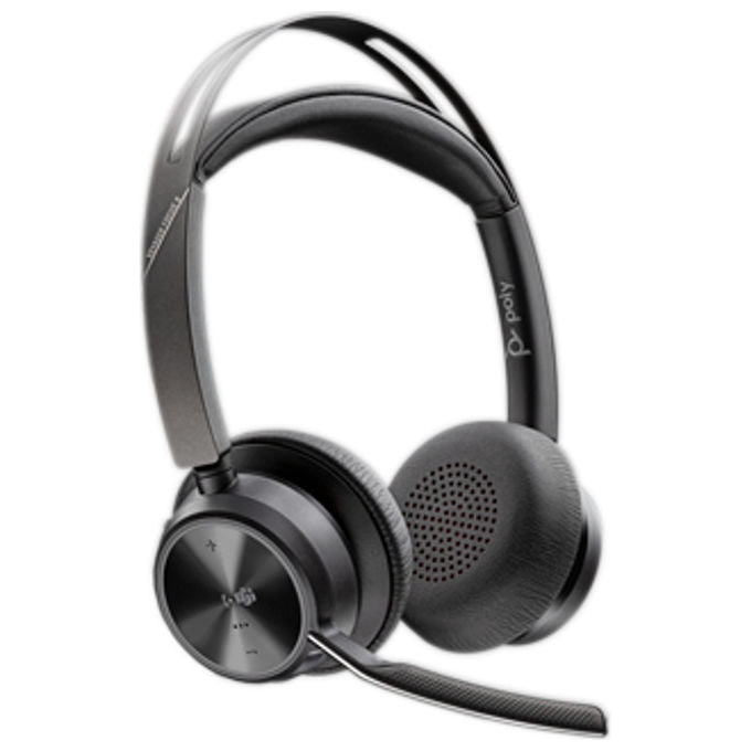 HP POLY CB8R3AA VOYAGER FOCUS 2-M USB-C-C HEADSET ADATTATORE USB-C-A STAND DI RICARICA POLY+ 3 ANNI colore Nero