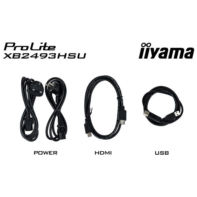 Iiyama XB2493HSU-B1 ProLite Monitor PC 60,5 cm (23.8'') Full HD 1920 x 1080 colore Nero