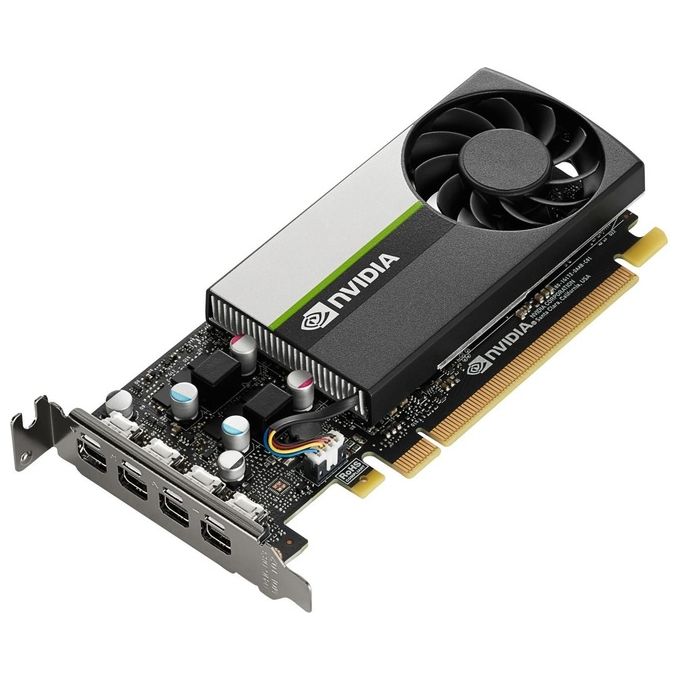 HP A4HP3AA Scheda grafica NVIDIA T400 4 GB GDDR6 4 uscite Mini DisplayPort colore Nero