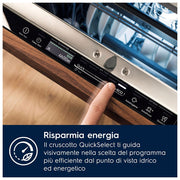 Electrolux 911 472 066 Serie 700 Lavastoviglie A scomparsa totale 13 coperti Classe B AirDry Tecnologia Inverter (60x55x81.5 cm) colore Nero