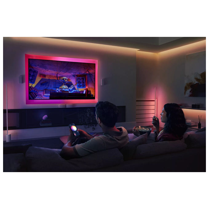 Philips 8721103087911 Striscia di luci Flux Striscia LED intelligente 4 m 1600 lm Bluetooth Zigbee colore Bianco